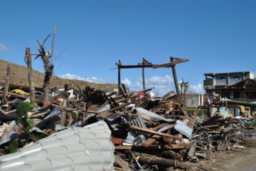 Devastation in Palo, Leyte (photo by CDRC staff on the ground)