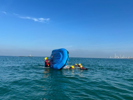 ボート転覆訓練